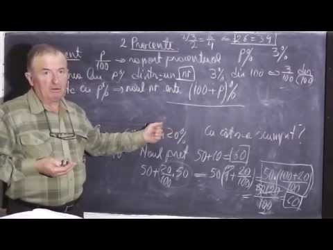 Lectia 194 - Teorie si Exercitii cu Procente - Tema acasa clasa 6 - Matematica cu Proful Online