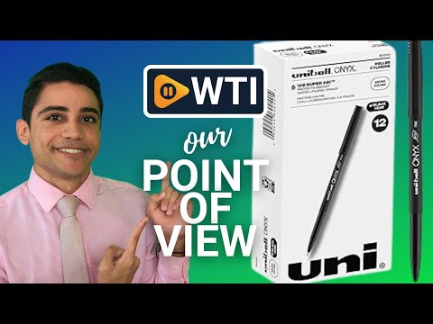 uni-ball Onyx Rollerball Pens Fine Point Micro Tip - WTI product video review