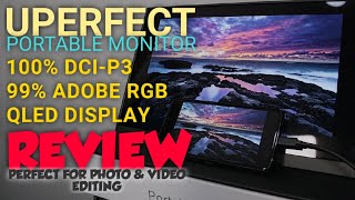 UPERFECT QLED 100% DCI-P3 99% ADOBE RGB Portable Monitor REVIEW 👀