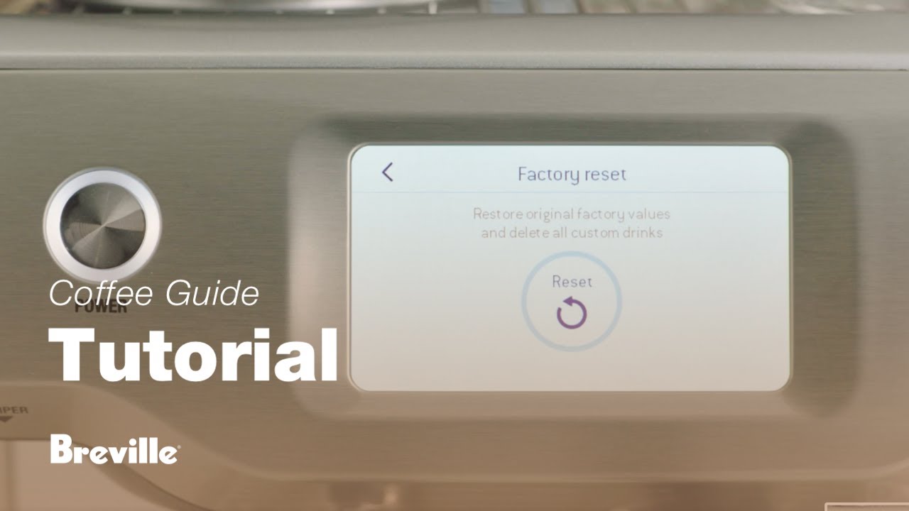 How to perform a factory reset
