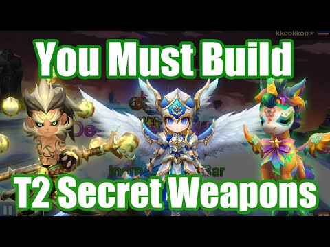 You Must Build, Turn2 Seacret Weapons(Xing Zhe, Diana, Camilla, Orphina)【Summoners War RTA】