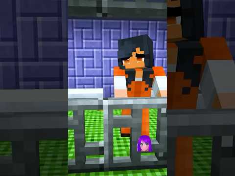 Aphmau locked up in prison! Save her now! #shorts