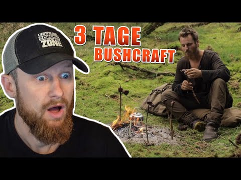 3 TAGE Solo BUSHCRAFT Trip OHNE SHELTER | Fritz Meinecke reagiert