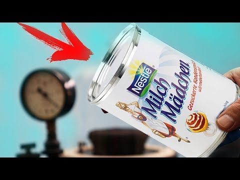 WAS PASSIERT WENN MAN MILCH MÄDCHEN im VAKUUM kocht?!