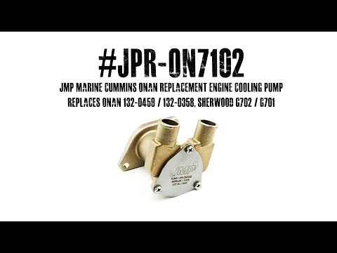 JPR-ON7102 JMP Marine Cummins Onan Engine Cooling Seawater Pump