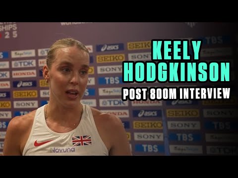 Keely Hodgkinson Happy To Be Moving On to 800m Semi-Finals at Tokyo World Championships 2025