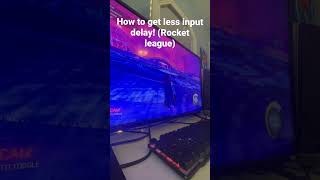 How to get less input delay on rocket league! (Works on any console and pc) #rocketleague #rl #clips