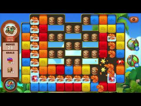 Lost Island Blast Adventure Level 2073 NO BOOSTERS - A S GAMING ✔️