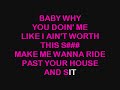 MONICA SO GONE KARAOKE VERSION LYRICS INSTRUMENTAL