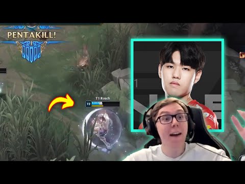 Oner saving Baus's game by getting a sick LEE pentakill