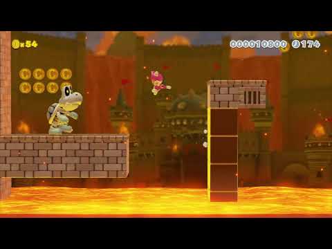 Super Mario Maker 2 - Lava Flowing Castle (Fucking Playthrough)