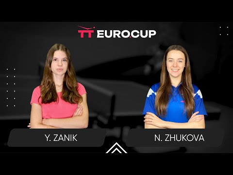 11:15 Yulianna Zanik - Nadiia Zhukova 10.04.2025 TT Euro.Cup Women Ukraine Star. TABLE 4