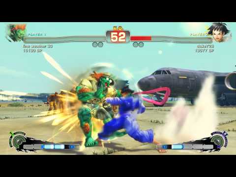 SSF4 Ranked Asia: fine weather 30 (Blanka) VS duke728 (Makoto)
