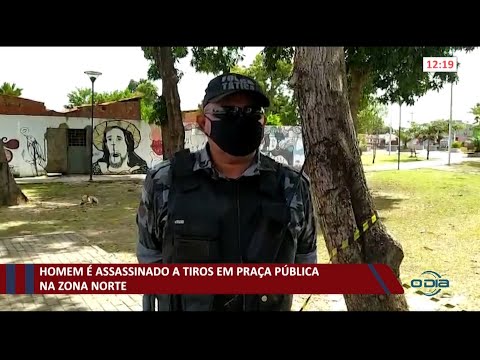 Homem é assassinado a tiros em praça pública na zona norte 17 03 2021