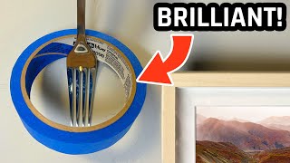 7 CLEVER Picture Hanging Tricks Everyone Should Know
