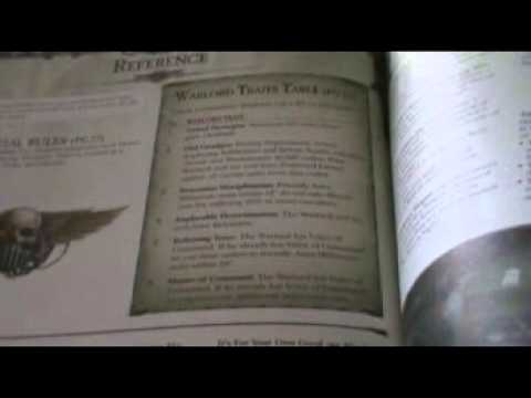 Astra Militarium Codex Review Part 2 Warlord Traits and Voice of Command