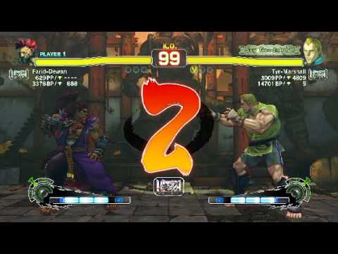 Ultra Street Fighter IV battle: (Tyr-Marshall) Akuma vs Abel