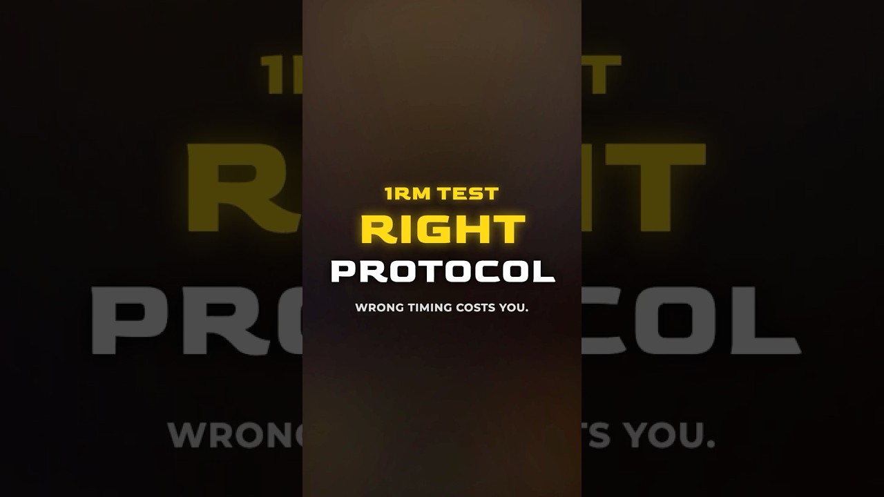 How to Test Your 1RM: The Protocol, the Taper, and How Often | Video Guide