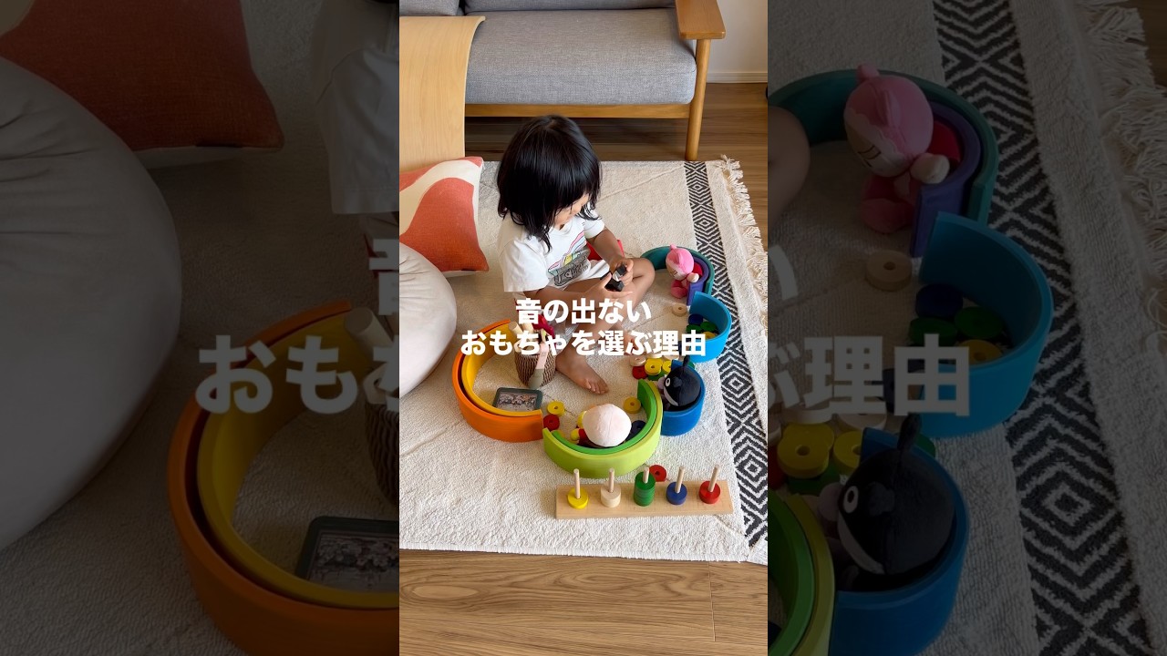 元保育士ママが音の出ないおもちゃを選ぶ理由#子育て #toys #保育士 #育児#遊び#考え方