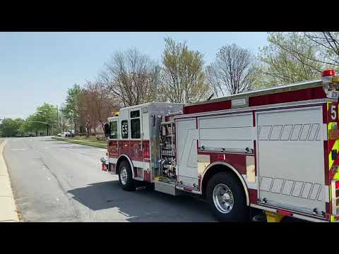4/9/21 - Cary FD - Engine 5 Responding
