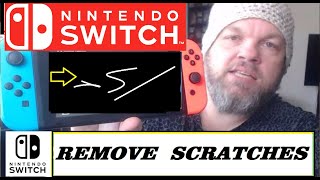 How Remove SCRATCH on Nintendo Switch Screen With Common HouseHold Items (Deep or Tiny)