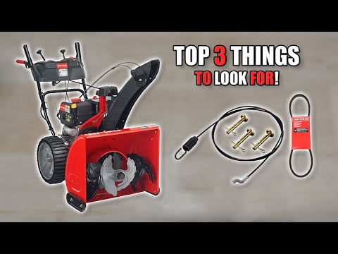 Top 3 Things to Check if your Snowblower Doesn't Throw Snow