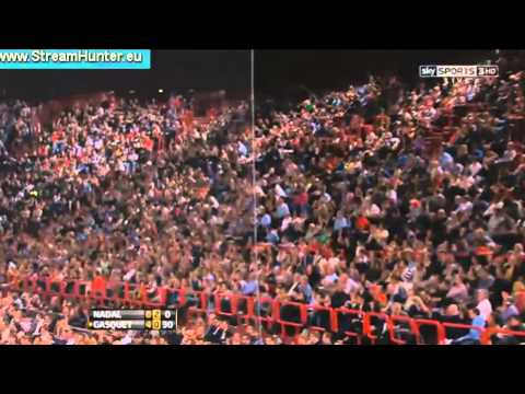 Rafael Nadal vs Richard Gasquet the best point ever in flight- ATP Paris 2013 master 1000 QF