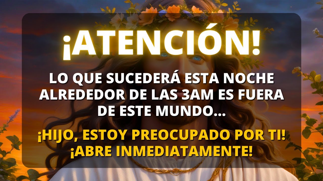 😰 Dios Está Preocupado Por Ti Hoy Porque Siempre Ignoras Su Palabra, Pero... 💌 ¡Mensaje de Dios!