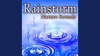 Heavy Rain on Concrete Porch