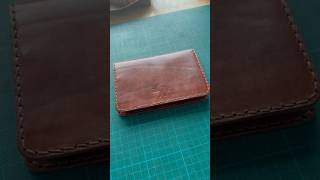 Handmade leather passport cover for travelling #leathergoods #passport