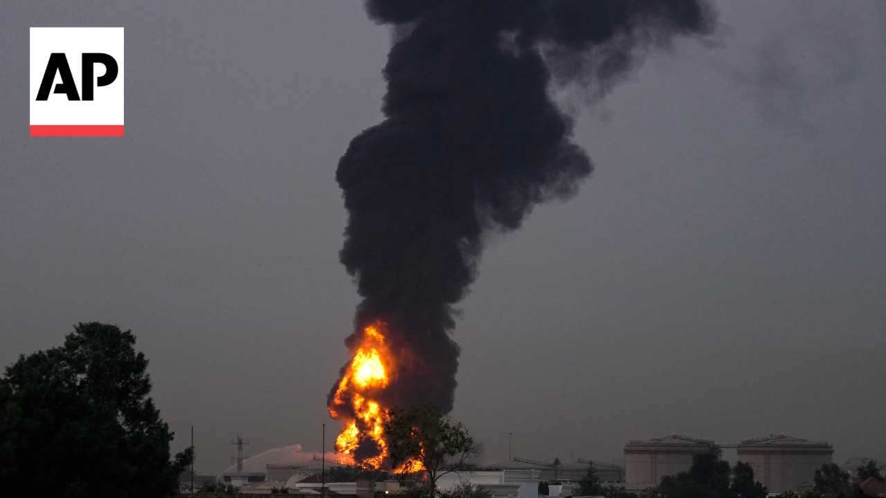 Video | Black smoke over Dubai airport after Iran drone strike hits fuel tank