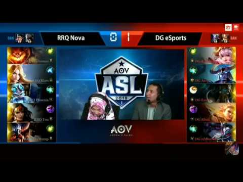RRQ Nova vs DG eSports - Garena AOV ASL Season 1 #5 Game 2