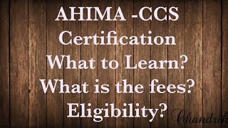 AHIMA CCS CERTIFICATION|| THINGS TO KNOW BEFORE TAKING UP CCS EXAM ||#ccs #inpatient #ahima