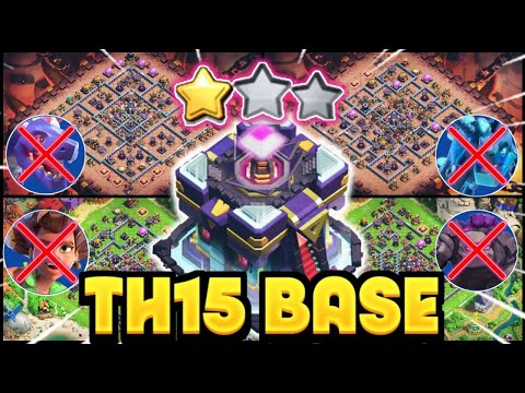 UNSCHLAGBARE TH15 WAR / FARM / HYBRID UND CWL BASE MIT LINKS ||TH15 ANTI 3 STAR BASE ||TH15 BASE ...