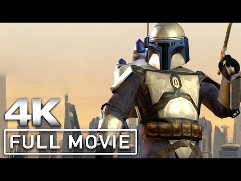 STAR WARS Bounty Hunter Remastered All Cutscenes (Full Game Movie) 4K UHD