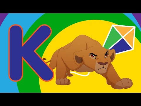 learn the alphabet coloring page  letter k with kiara from