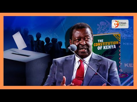 Mapendekezo ya Mudavadi kubadilisha katiba