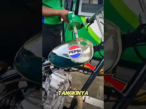 kalo kamu pake motor ini,jangan takut kehabisan bensin😱‼️