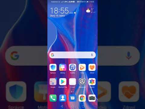 Změna jazyka na telefonu Huawei P smart Z