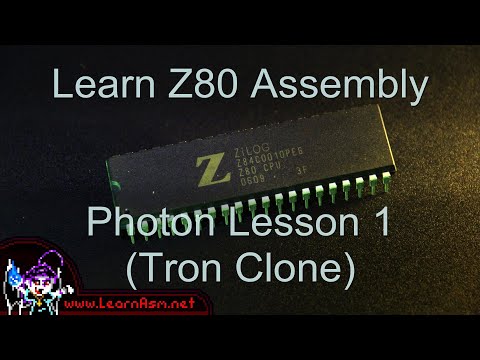 Introduction and Data Structures  - Z80 multiplatform tron clone Lesson Photon1