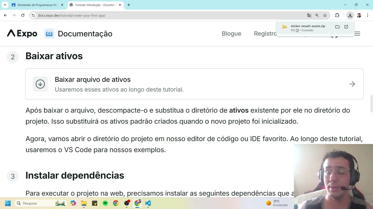 2 - Crie seu primeiro aplicativo (Expo)