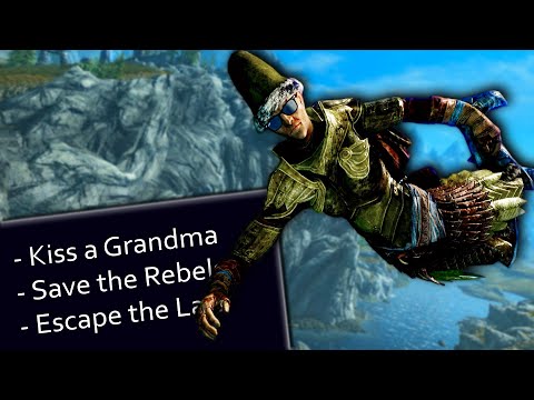 More (very stupid) Skyrim AI written quests