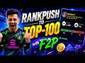 Rankpush To Top 100 With F2P Squad Day 2 LIVE