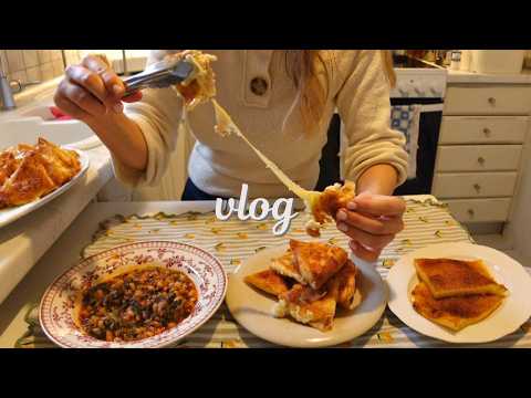 Greek holidays before fasting 🥧grandma’s crispy cheese pies, milk pie & traditional bread