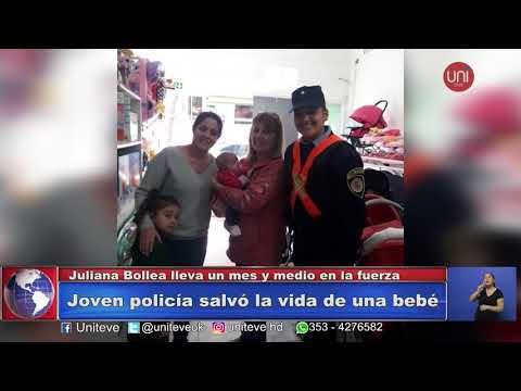 Salvó la vida de una bebita de dos meses
