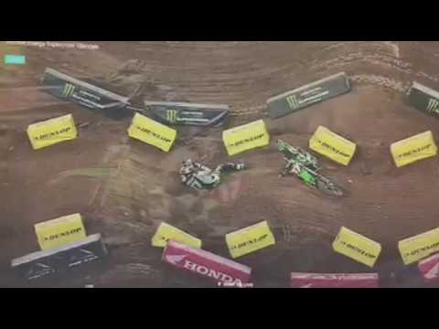 Joey Savatgy Crash - 2018 Glendale SX