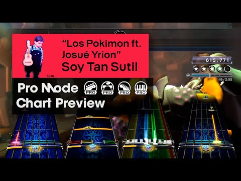 "Los Pokimon ft. Josué Yrion" - Soy Tan Sutil | Pro Mode Chart Preview | Rock Band 3
