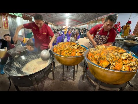 Extravagant Cantonese Village Feast: Pro Chefs Cook 10-Hour Luxury Seafood Banquet for 500 Guests!