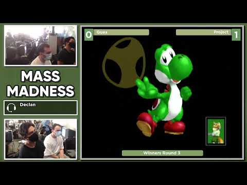 Mass Madness 36 SSBM - Guex (Yoshi) vs. Project (Fox) - Melee WR3