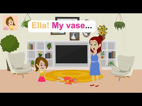 Learn English Vocabulary || Please don't scold Ella, Cora || Ella is naughty - NEW EPISODE
